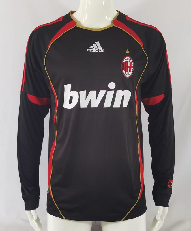 06 AC Milan Second Away Black